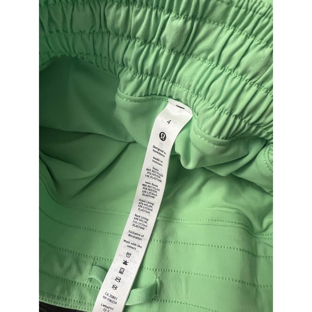 Lululemon Hotty Hot High-Rise Skirt Long, Size 4 Scream Green Light New - Picture 7 of 7